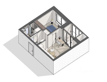 Квартира 39 м², 1-комнатная - изображение 1