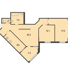 Квартира 88,2 м², 3-комнатная - изображение 2