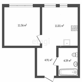 Квартира 32,5 м², 1-комнатная - изображение 3