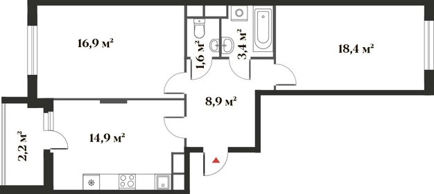 71 м², 2-комнатная квартира 12 700 000 ₽ - изображение 40