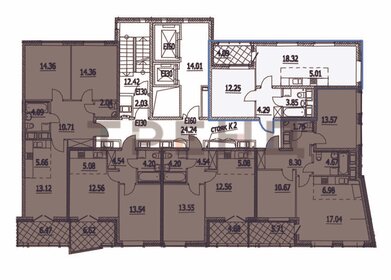 72,4 м², 3-комнатная квартира 12 590 000 ₽ - изображение 92