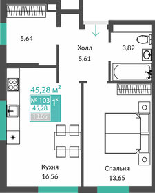 39,9 м², 1-комнатная квартира 5 923 000 ₽ - изображение 35