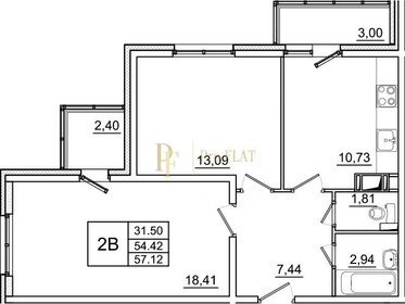 36,4 м², 1-комнатная квартира 4 500 000 ₽ - изображение 9