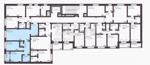 96 м², 2-комнатная квартира 13 064 000 ₽ - изображение 33