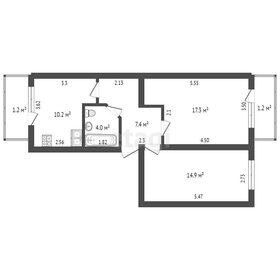 Квартира 56,2 м², 2-комнатная - изображение 2