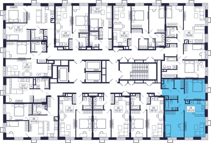 Квартира 67 м², 2-комнатная - изображение 2