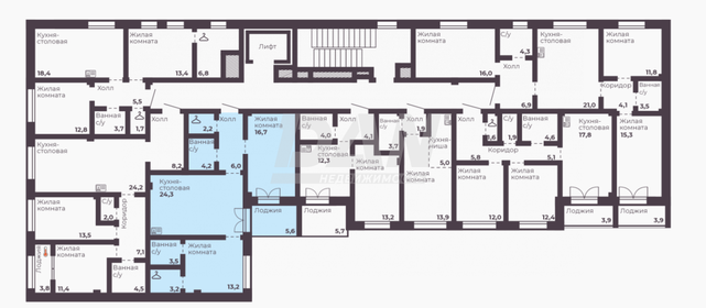 96 м², 2-комнатная квартира 13 064 000 ₽ - изображение 26