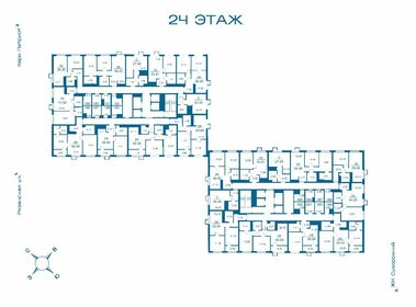 62,1 м², 2-комнатная квартира 6 700 000 ₽ - изображение 87