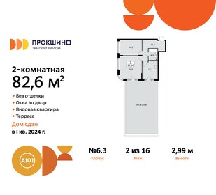 73,5 м², 2-комнатная квартира 19 667 864 ₽ - изображение 1