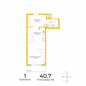 40 м², 1-комнатная квартира 3 100 000 ₽ - изображение 73