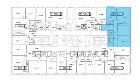 102,1 м², 3-комнатная квартира 72 090 000 ₽ - изображение 41