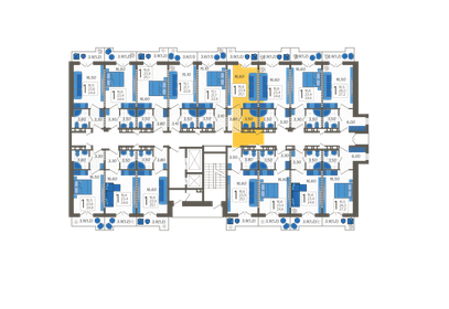 25,3 м², квартира-студия 7 600 000 ₽ - изображение 63