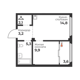 56,5 м², 2-комнатная квартира 6 200 000 ₽ - изображение 71