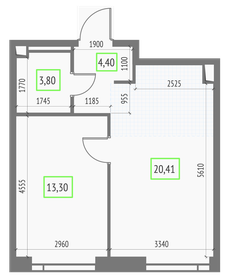 42,3 м², 1-комнатная квартира 19 158 652 ₽ - изображение 45