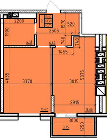 45 м², 1-комнатная квартира 4 496 000 ₽ - изображение 31