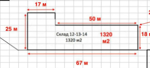 1320 м², склад - изображение 3