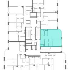 Квартира 72,6 м², 1-комнатная - изображение 3