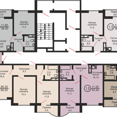 Квартира 38,2 м², 1-комнатная - изображение 2