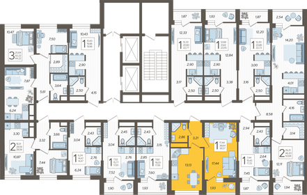 37 м², 1-комнатная квартира 5 300 000 ₽ - изображение 128