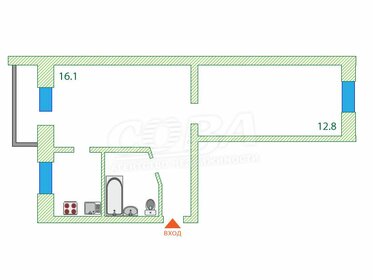 Квартира 44,4 м², 2-комнатная - изображение 5