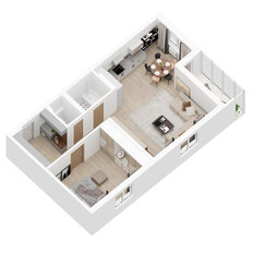 Квартира 79,5 м², 2-комнатная - изображение 2