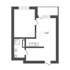 Квартира 25,3 м², 1-комнатная - изображение 1