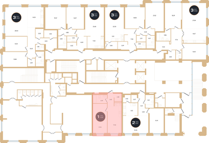 Квартира 46,6 м², 1-комнатная - изображение 2