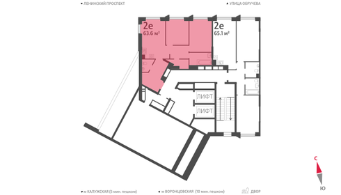 62,7 м², 2-комнатная квартира 28 184 528 ₽ - изображение 25