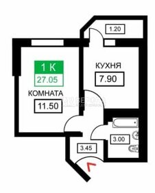 25 м², квартира-студия 3 200 000 ₽ - изображение 32