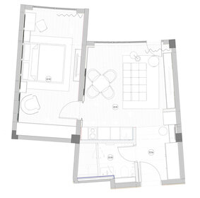 Квартира 48,3 м², 2-комнатные - изображение 2