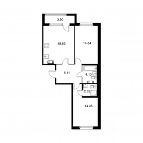 64,8 м², 2-комнатная квартира 9 842 000 ₽ - изображение 36