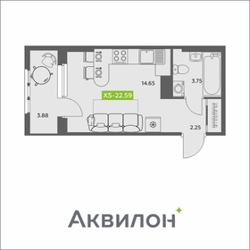 25,2 м², квартира-студия 4 064 428 ₽ - изображение 32