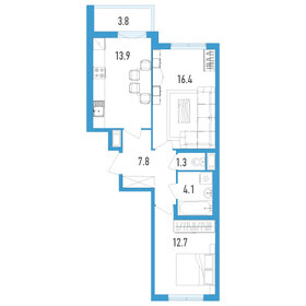 64 м², 2-комнатная квартира 8 200 000 ₽ - изображение 58