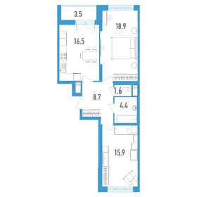 70 м², 2-комнатная квартира 21 800 000 ₽ - изображение 140