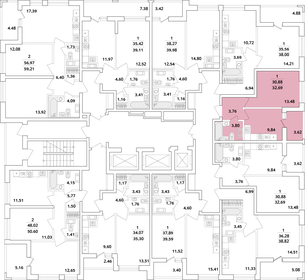 34 м², 1-комнатная квартира 9 500 000 ₽ - изображение 76