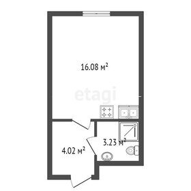 Квартира 23,3 м², студия - изображение 2