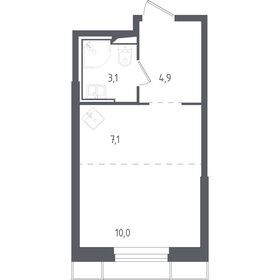 Квартира 34,6 м², 1-комнатные - изображение 1