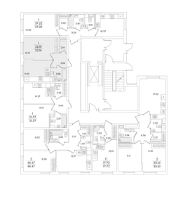 33,7 м², 1-комнатная квартира 7 350 000 ₽ - изображение 114