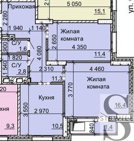 Квартира 55,5 м², 2-комнатная - изображение 1