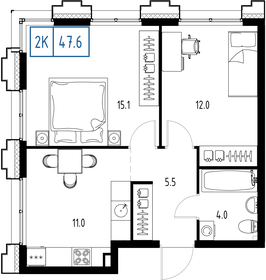 54 м², 2-комнатная квартира 17 500 000 ₽ - изображение 80