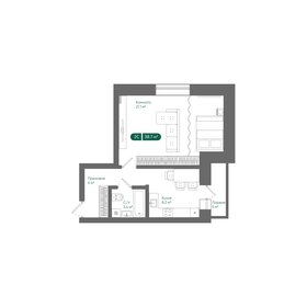 34,4 м², квартира-студия 4 100 000 ₽ - изображение 32