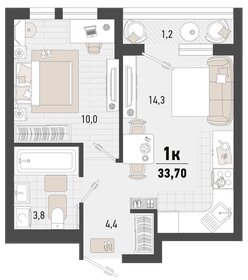 35,1 м², 1-комнатная квартира 9 199 710 ₽ - изображение 8