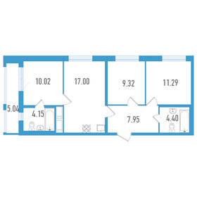 70 м², 3-комнатная квартира 10 480 000 ₽ - изображение 52