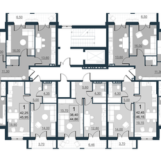 Квартира 42,3 м², 1-комнатная - изображение 3