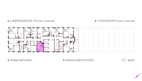 23,4 м², квартира-студия 12 015 432 ₽ - изображение 20