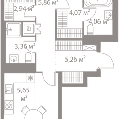 Квартира 70 м², 2-комнатная - изображение 2