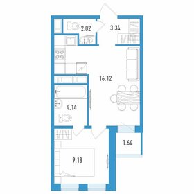 Квартира 35,6 м², 1-комнатная - изображение 1