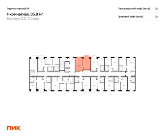 Квартира 35,8 м², 1-комнатная - изображение 2