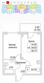 52 м², 2-комнатная квартира 10 800 000 ₽ - изображение 81