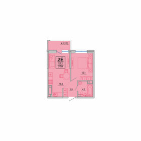 51 м², 1-комнатная квартира 6 500 000 ₽ - изображение 63